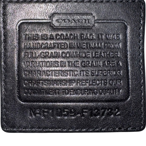 COACH Black Pleated Leather Soho Shoulder Bag F13732 – Y2K Vintage Elegance - Picture 7 of 12